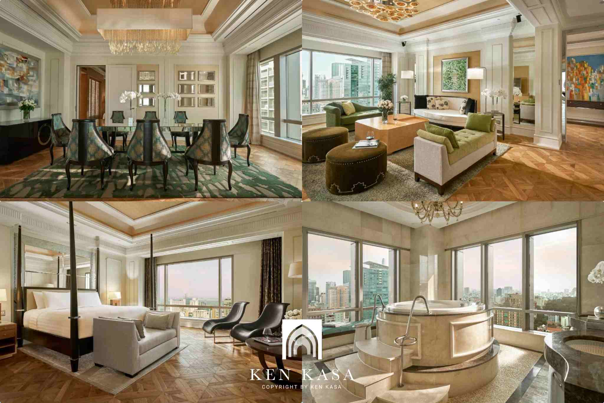 Mẫu ph&ograve;ng tổng thống đẹp intercontinental asiana saigon